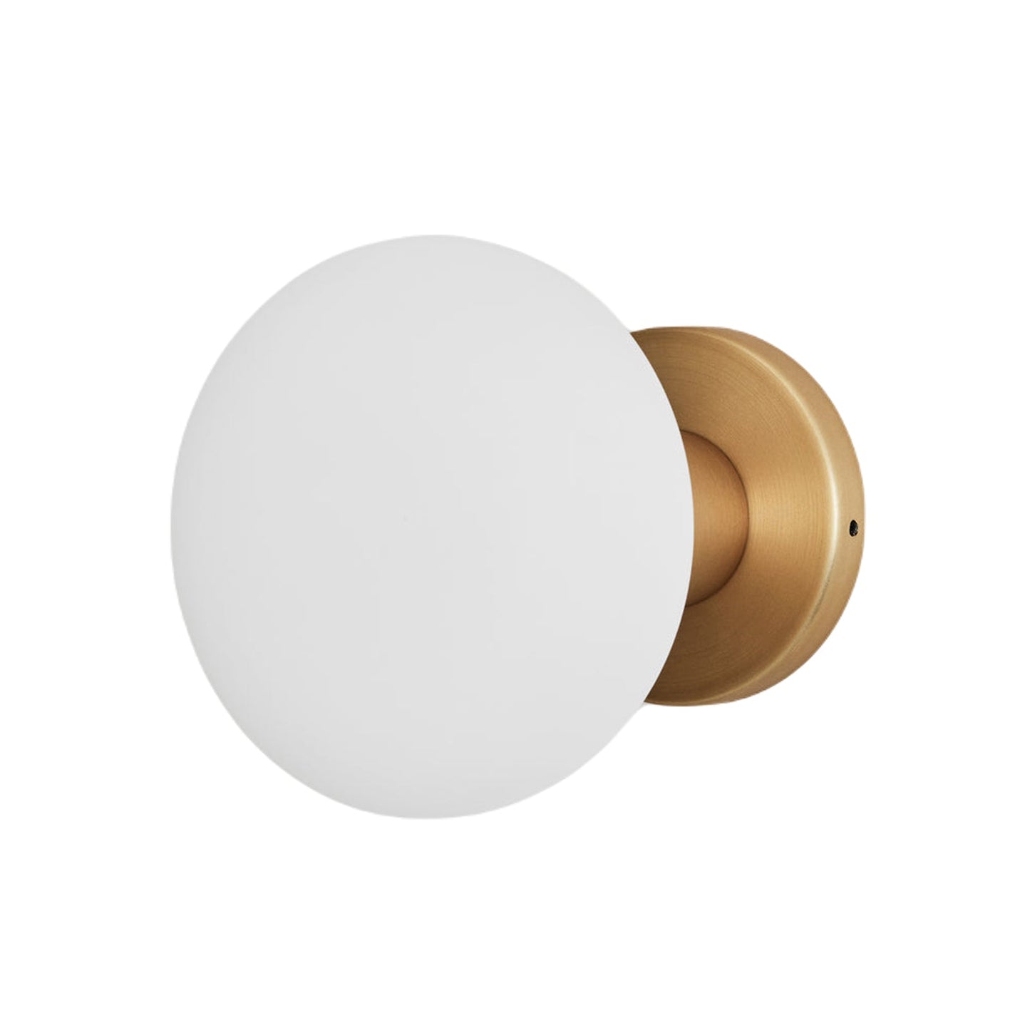 Lochan Oval Outdoor Wall Light in Brass.
