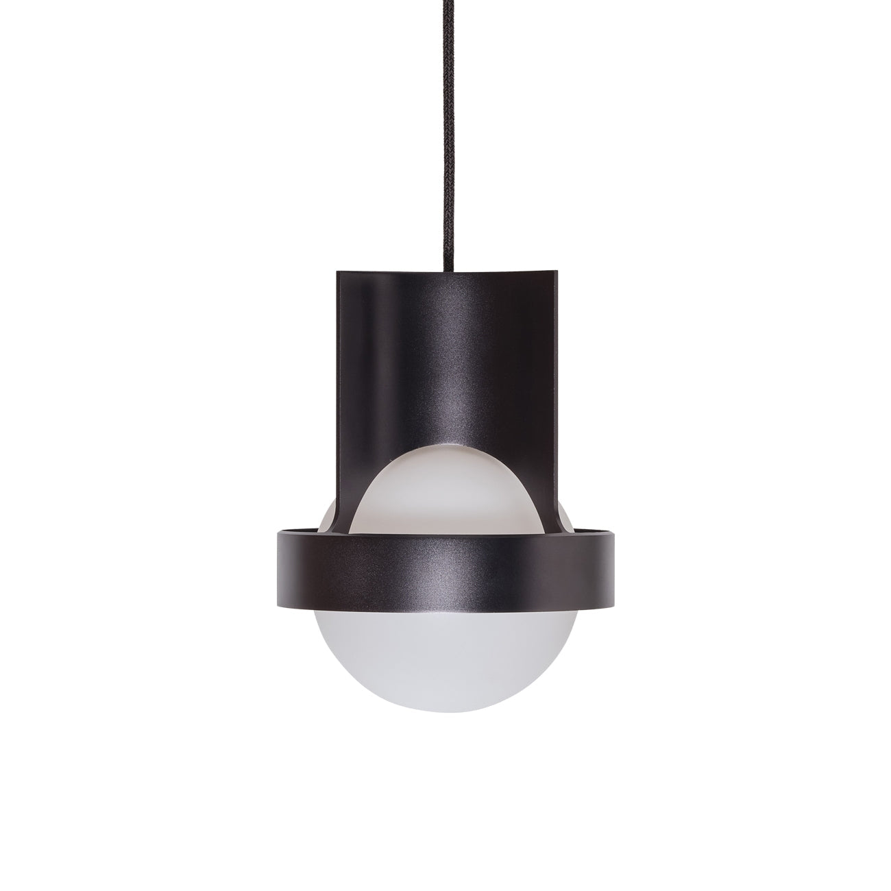 Loop Pendant Light in Dark Grey (Large).