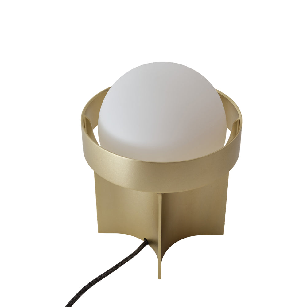 Loop Table Lamp in Gold (Large).