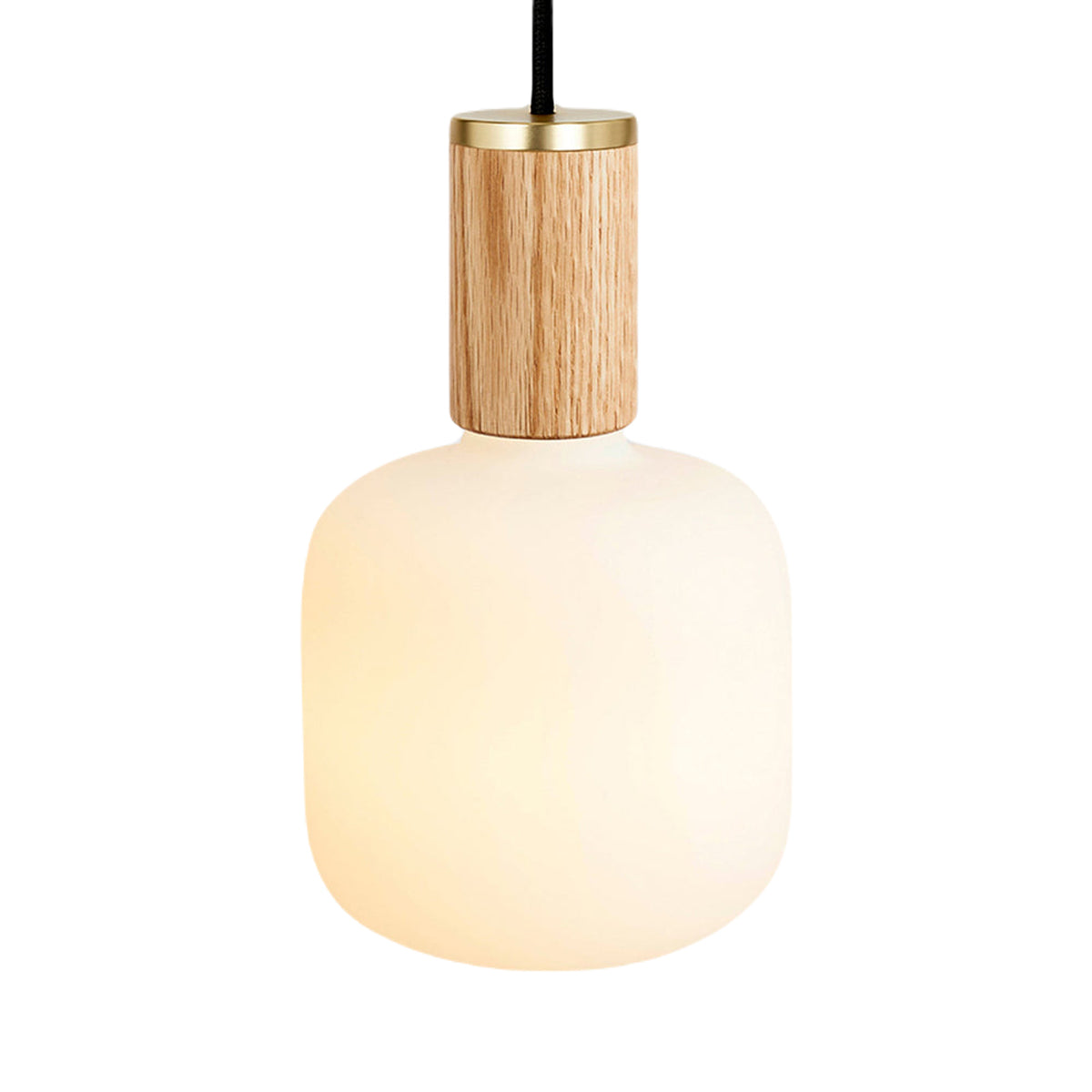 Oblo Pendant Light in Oak.