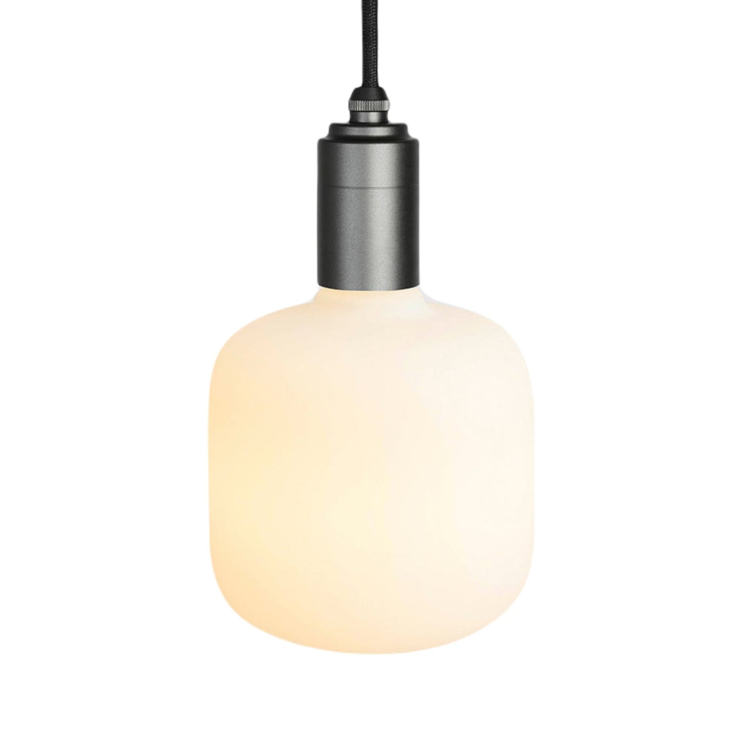 Oblo Plug-In Pendant Light in Graphite.