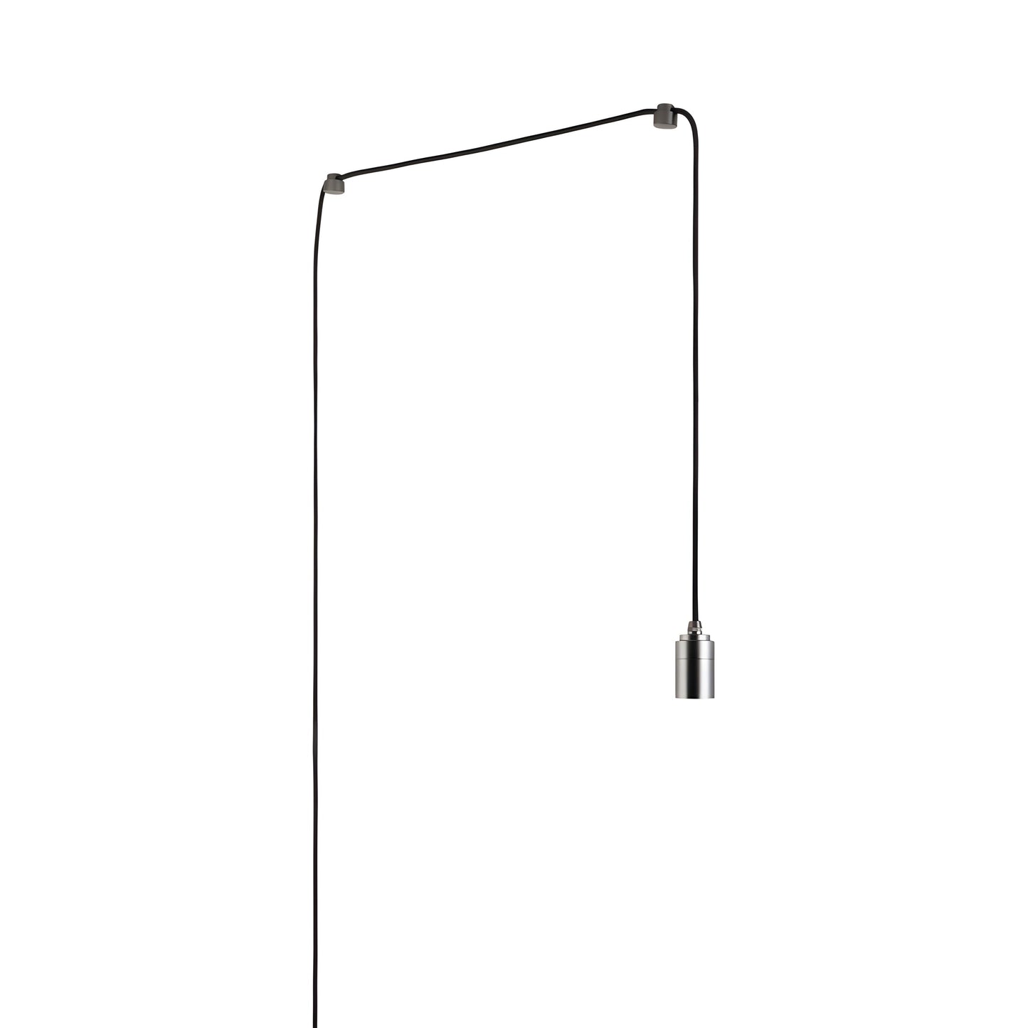 Signature Oval II Plug-in Pendant Light in Graphite.