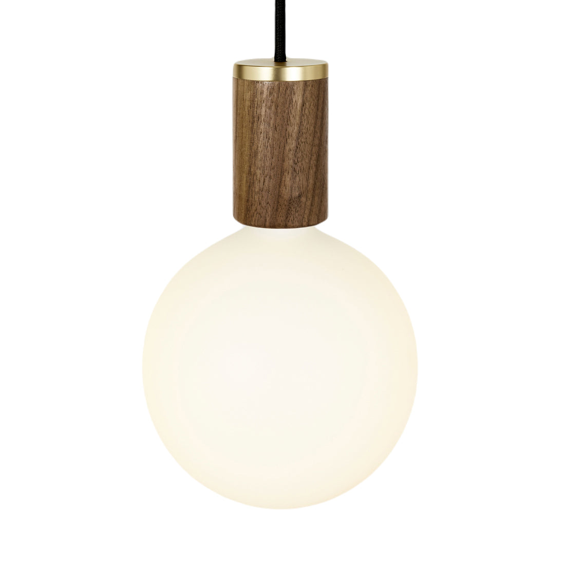 Sphere IV Pendant Light in Walnut.