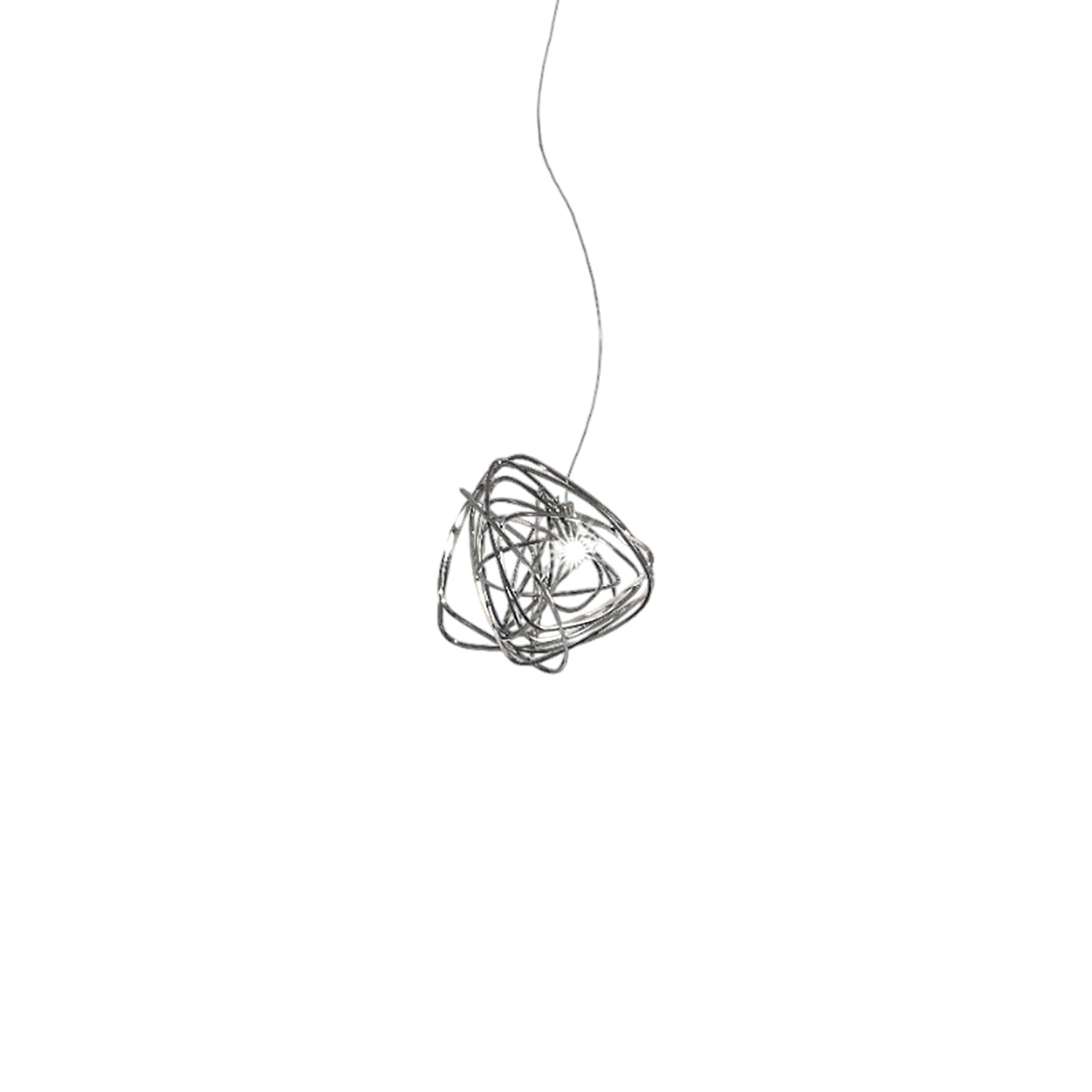 Doodle Pendant Light in Nickel Plated.