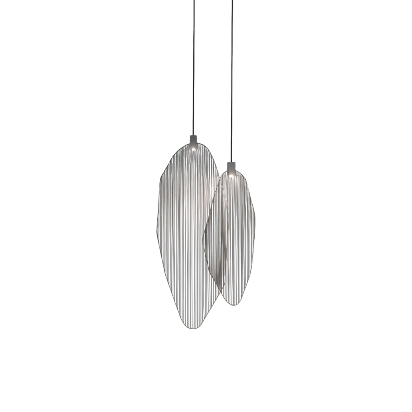 Harpe LED Pendant Light in Matte Pearl (Large).