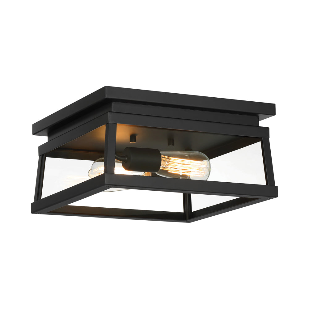 Isla Vista Outdoor Flush Mount Ceiling Light in Detail.