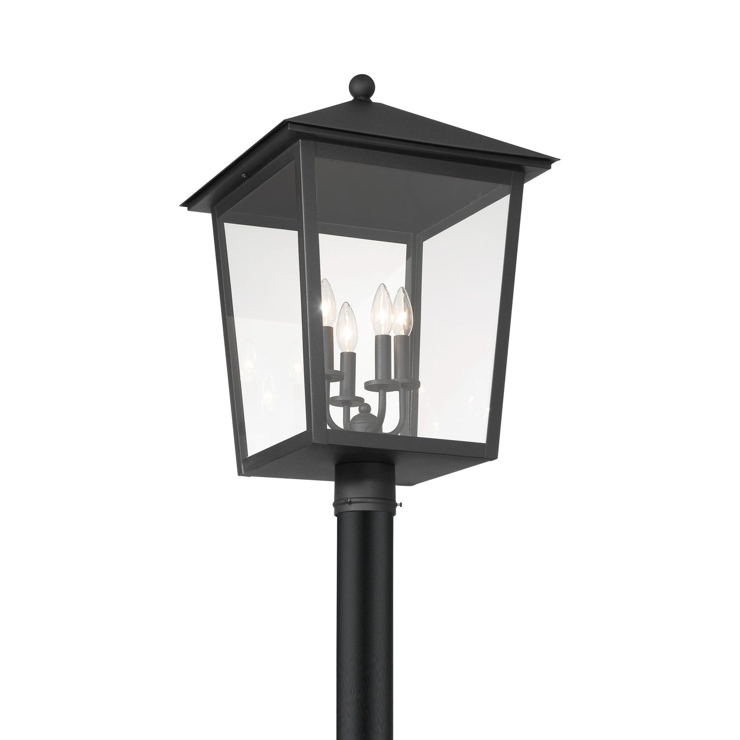 Noble Hill Outdoor Post Light in Detail.