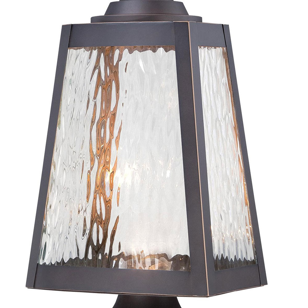 Talera Outdoor LED Post Light in Detail.