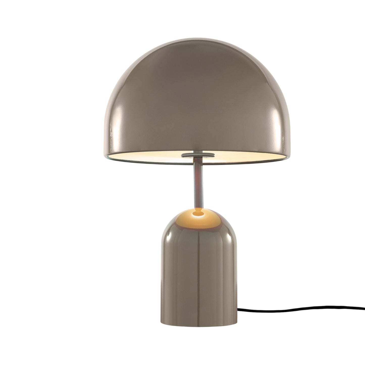 Bell LED Table Lamp in Taupe.