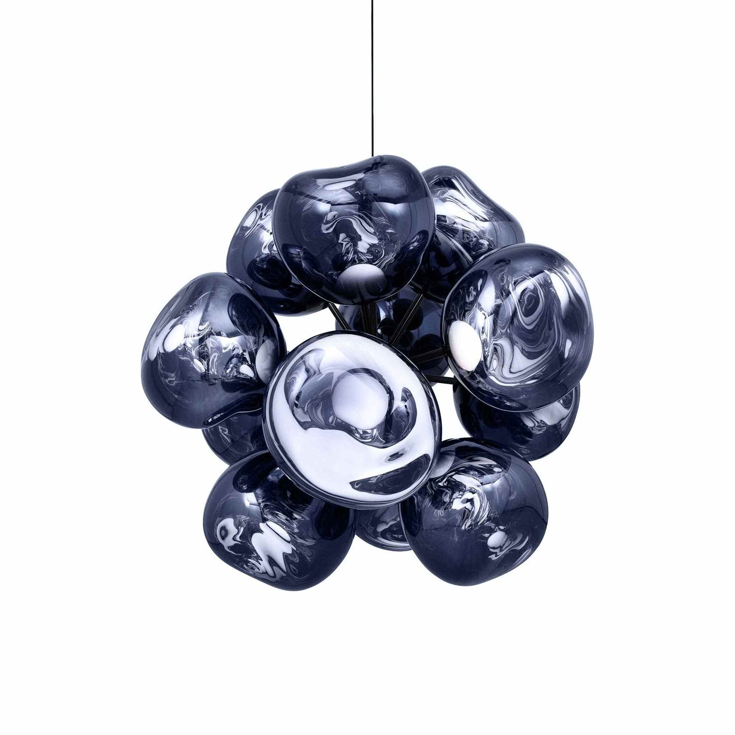 Melt Burst LED Chandelier in Smoke.