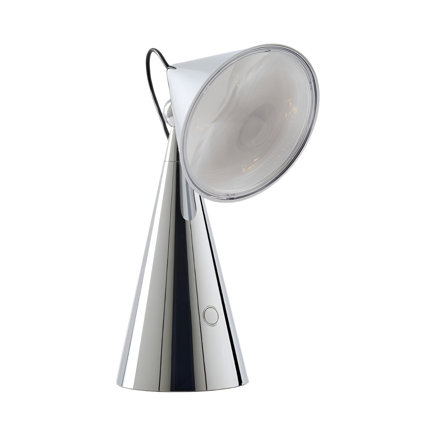 Pose Portable LED Table Lamp in Silver.