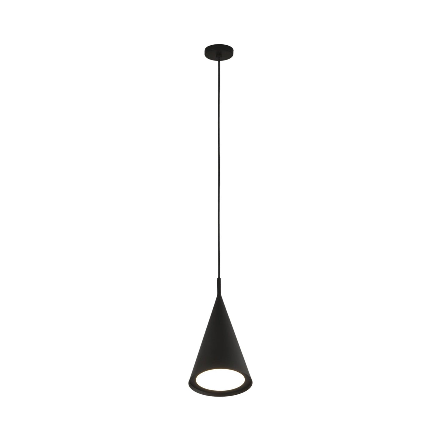 Gordon Pendant Light in Matte Black (7.09-Inch).