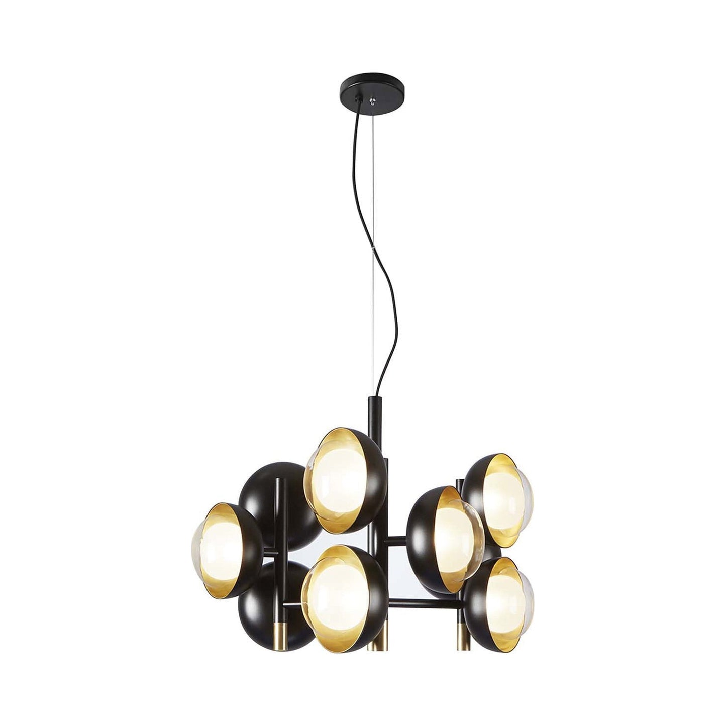 Muse Chandelier in Brushed Brass (13-Light).