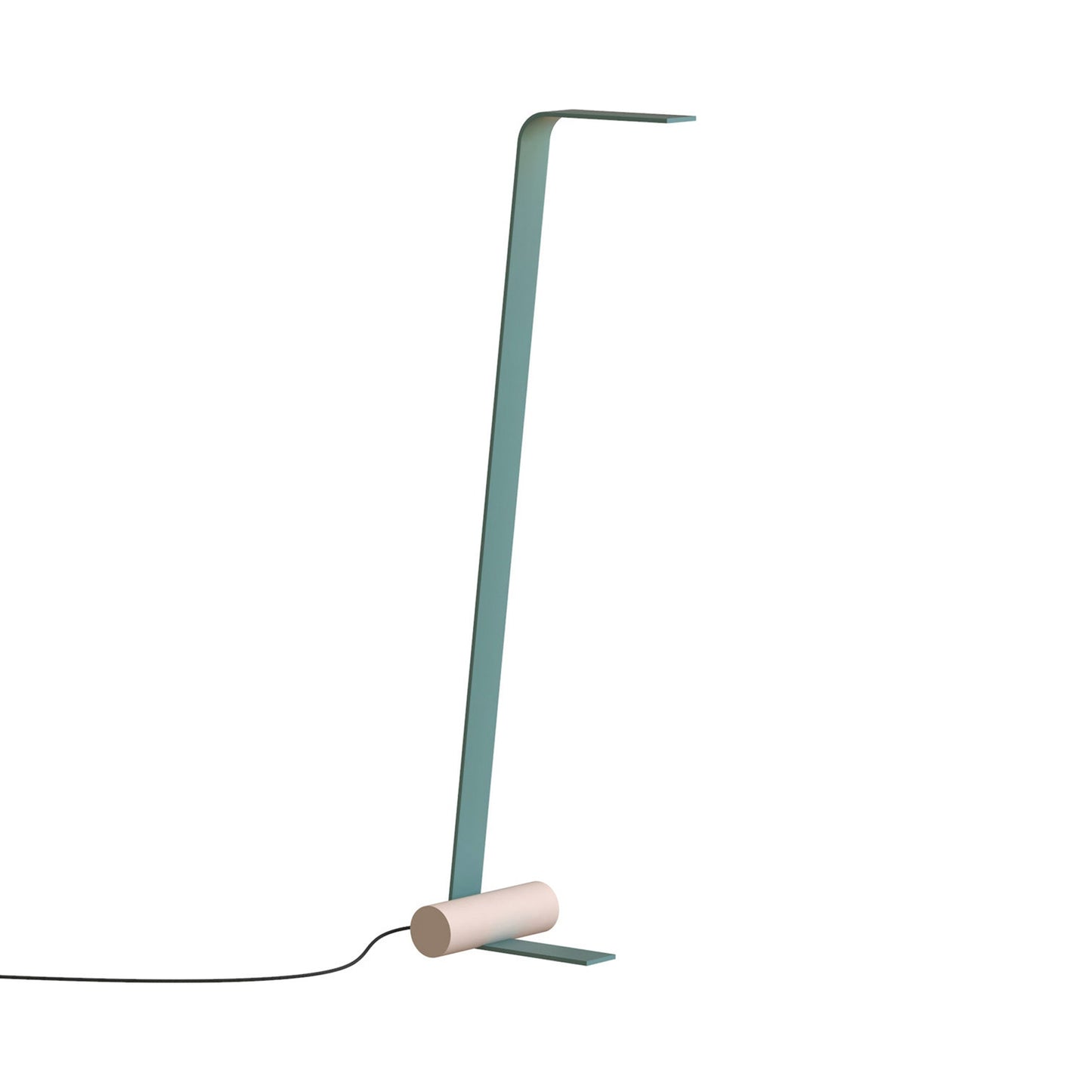 Nastro LED Floor Lamp in Greenish-grey/Beige.