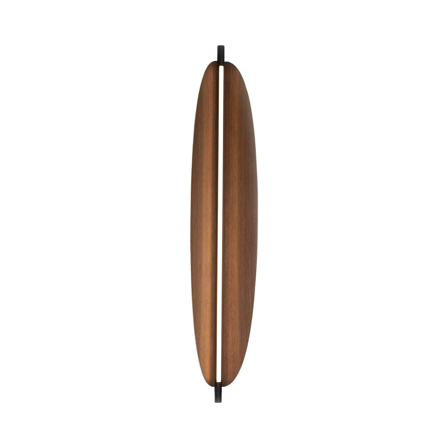 Thula LED Wall Light in Sand Black (Walnut/52.75-Inch).