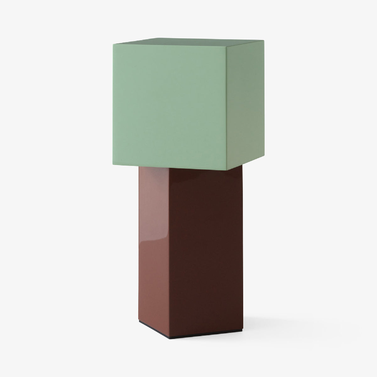 Pivot ATD7 Portable Table Lamp in Rusty Mint.
