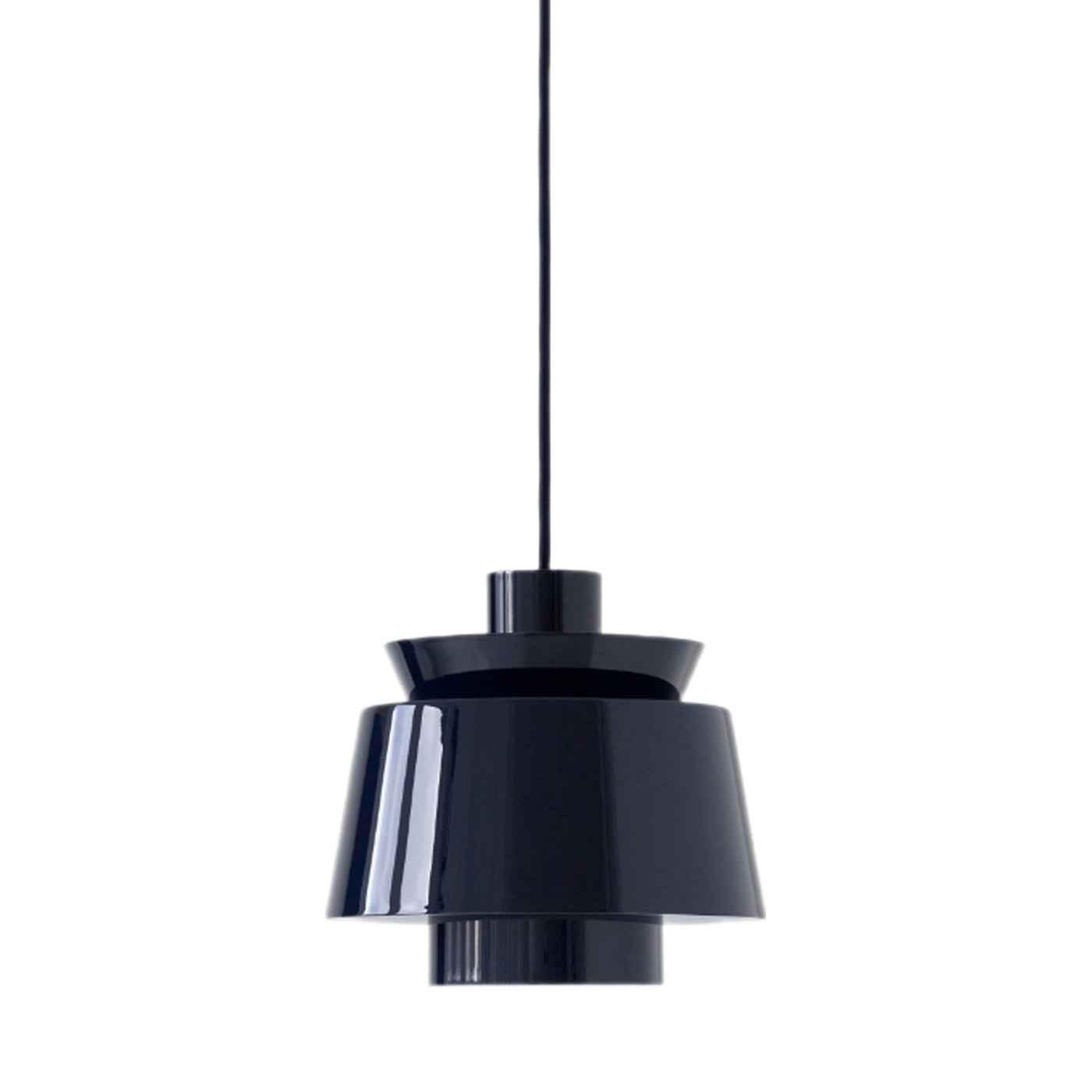 Utzon JU1 Pendant Light in Steel Blue.