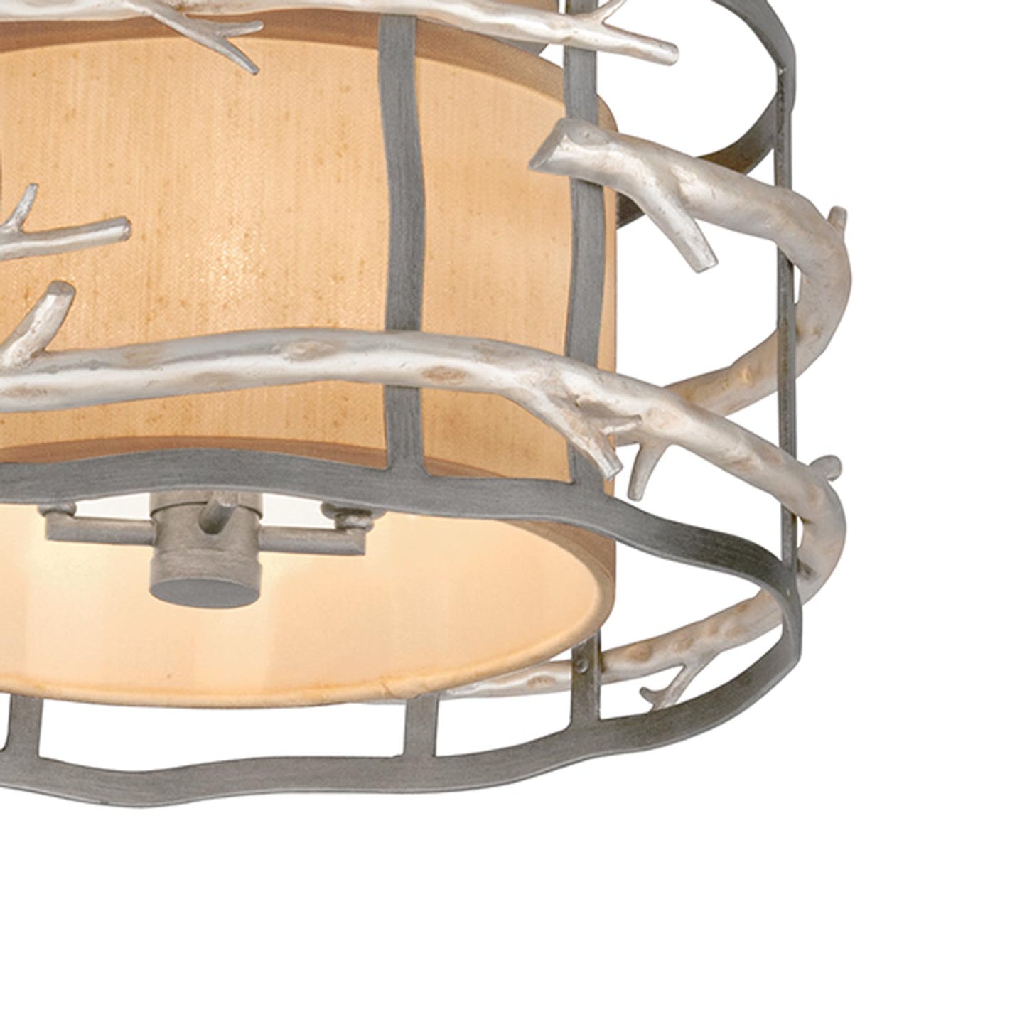 Adirondack Flush Mount Ceiling Light in Detail.