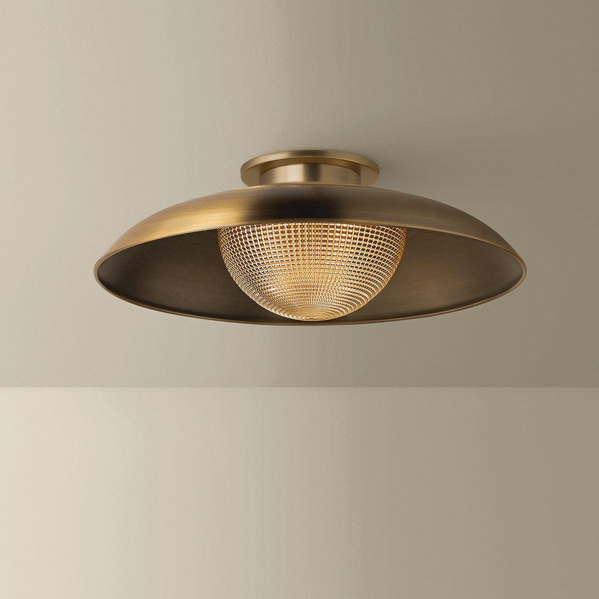 Braxton Semi Flush Mount Ceiling Light in Detail.