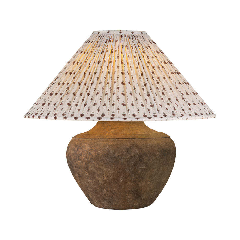 Calabria PTL1010 Table Lamp in Primrose Red.