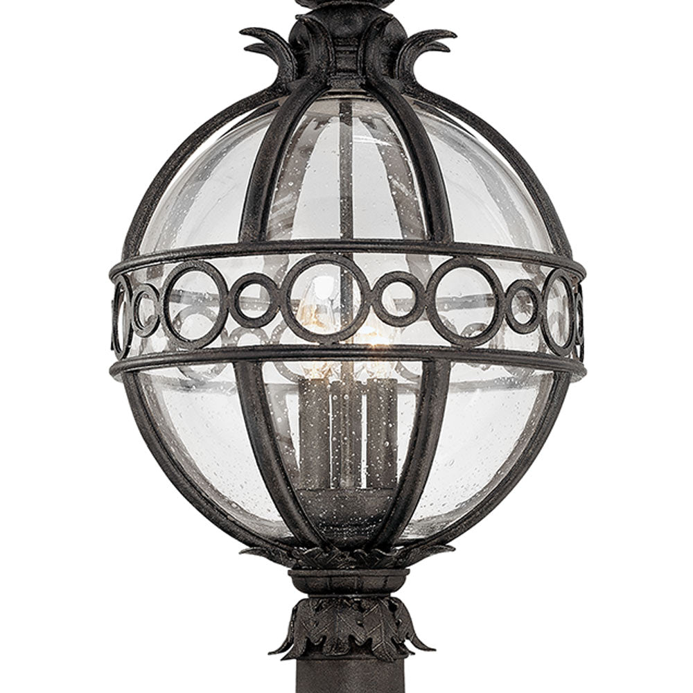 Campanile Outdoor Post Light in Detail.