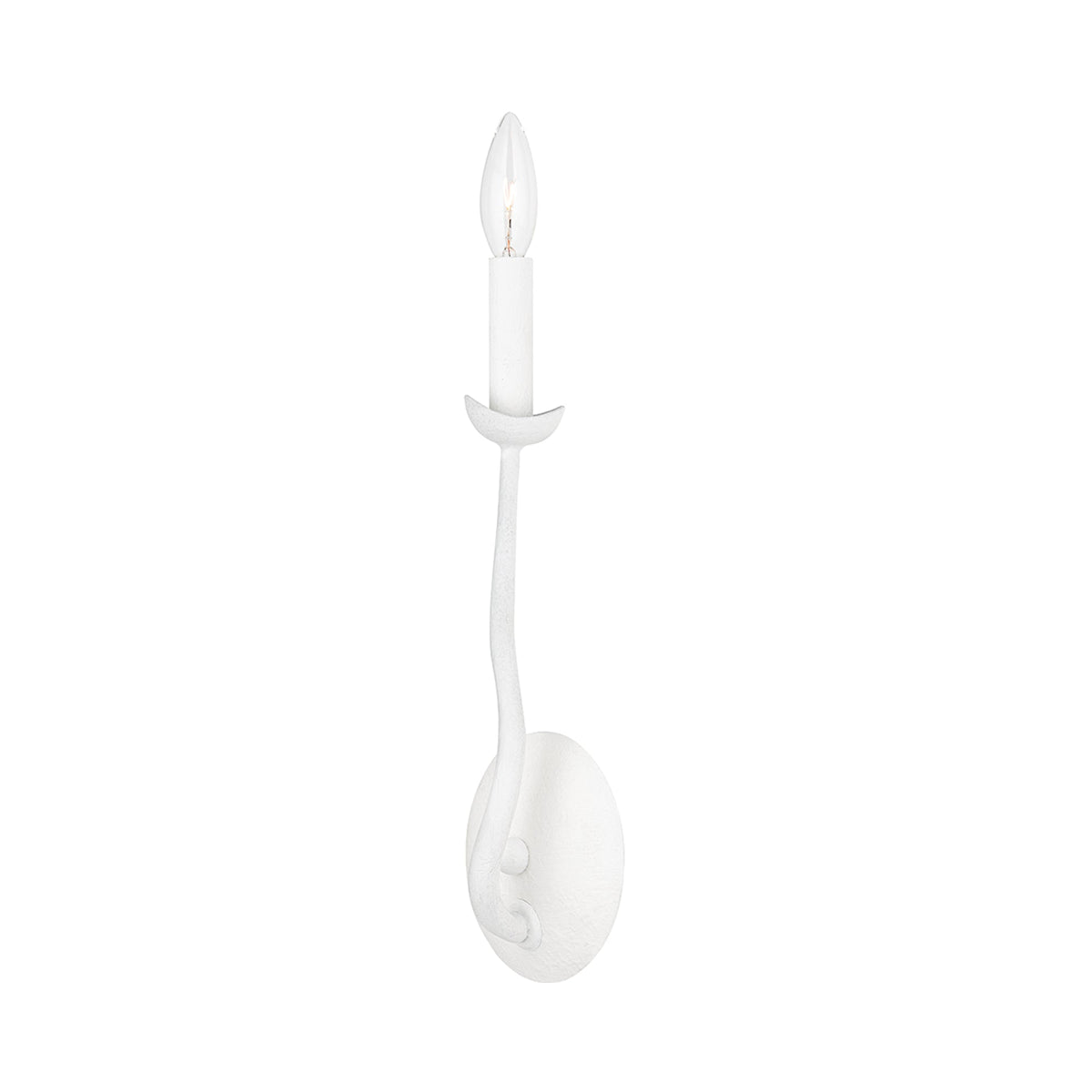Reign Wall Light in Gesso White (1-Light).