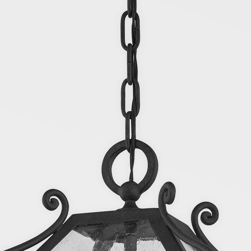 Santa Barbara County Outdoor Pendant Light in Detail.
