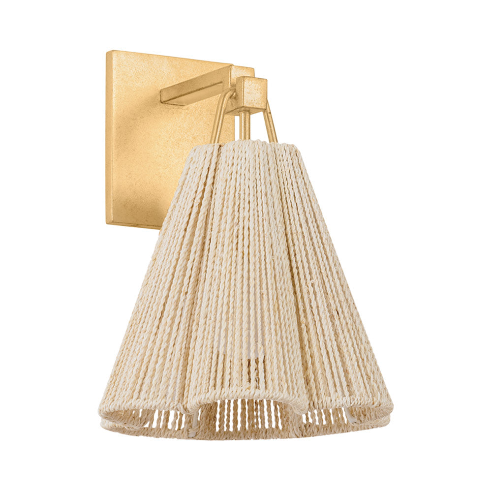 Sonoma Wall Light in Vintage Gold Leaf.