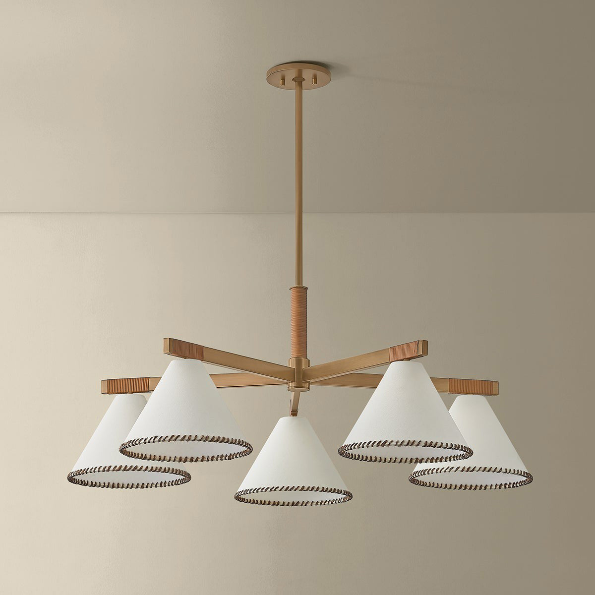 Stoney Chandelier in Detail.