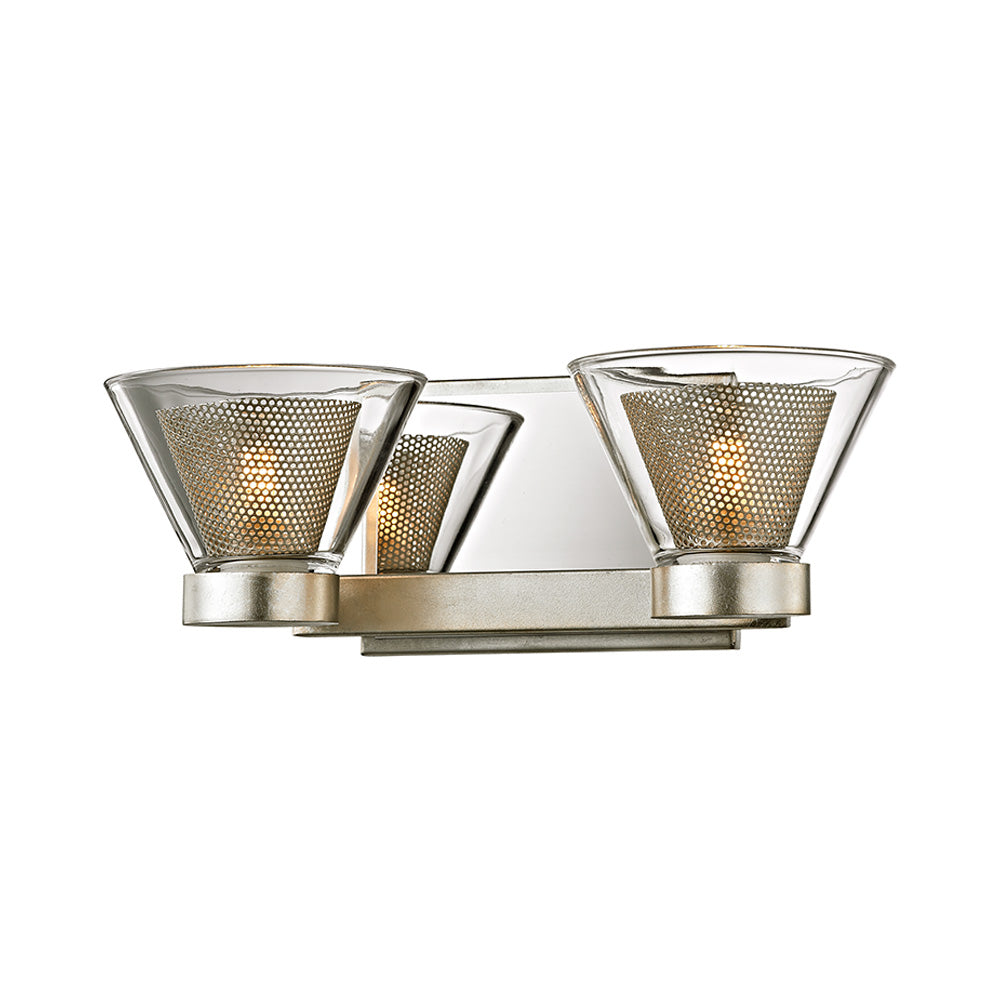 Wink Bath Vanity Light in Silver Leaf (2-Light).
