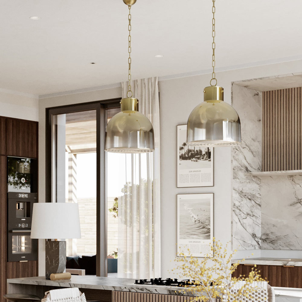 Yellowstone Table Lamp in kitchen.