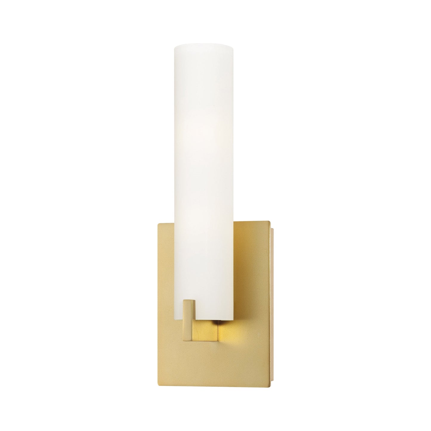 Tube Bath Vanity Light in Honey Gold (2-Light).