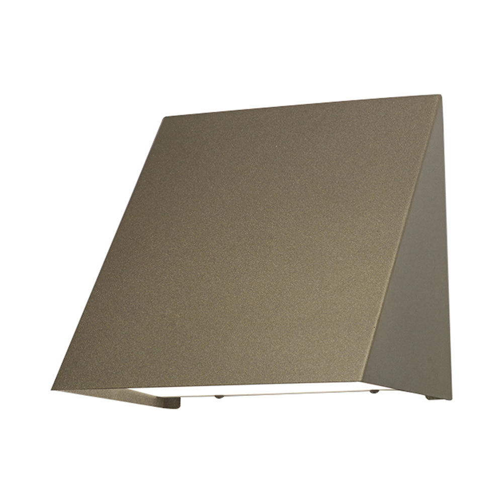 Fortis 1839 Outdoor LED Wall Light in Medieval Bronze.