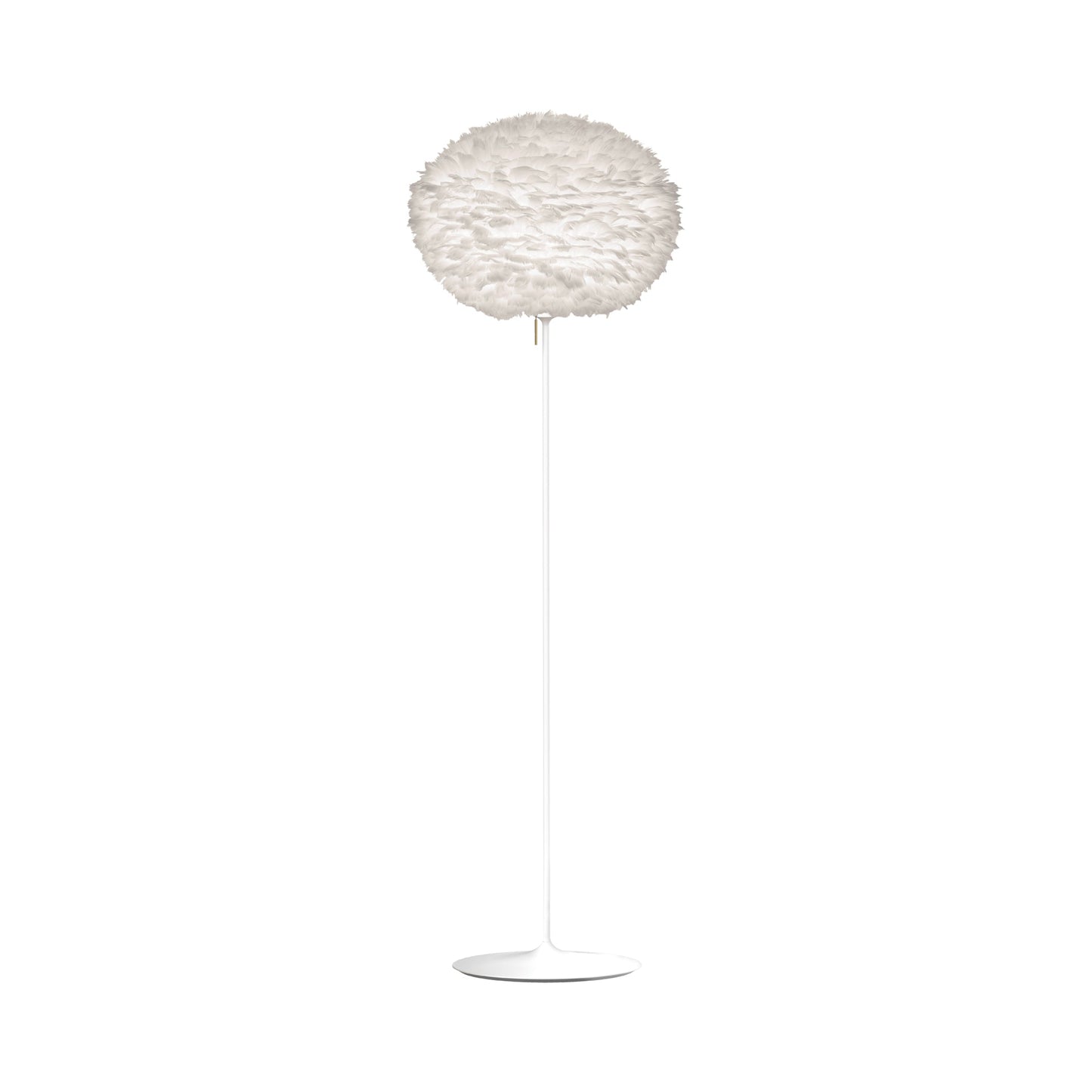 Eos Floor Lamp in White/White (70.8-Inch).