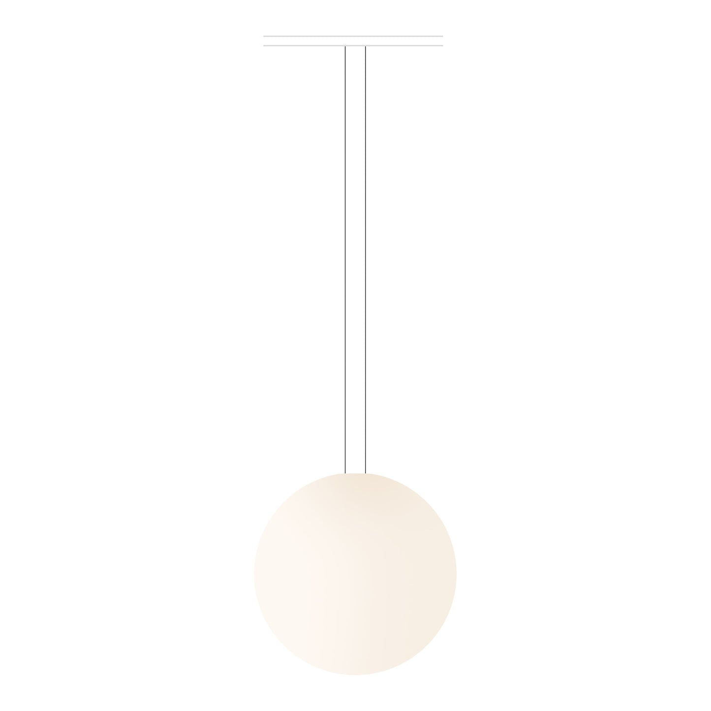 Circus LED Volumetric Track Pendant Light in Beige M1 (17.75-Inch).
