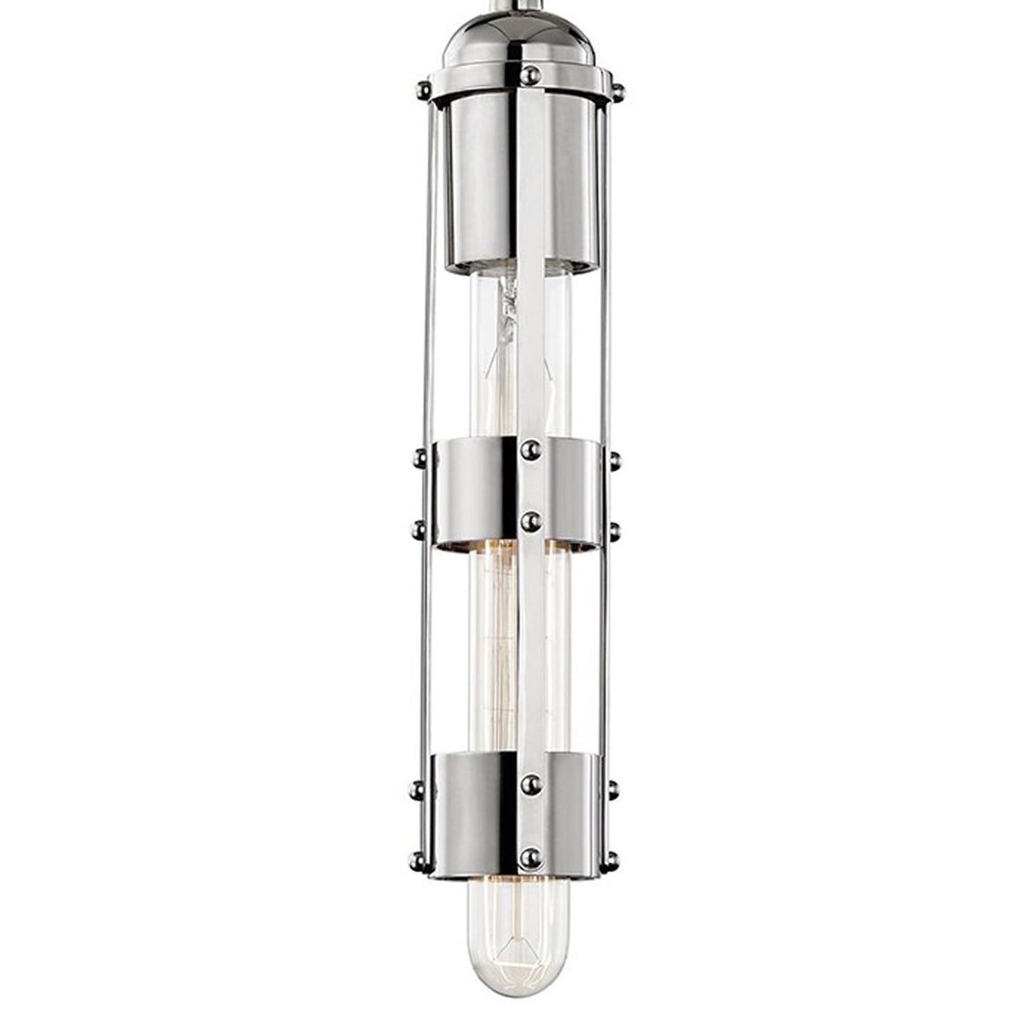 Violet Tall Pendant Light in Detail.