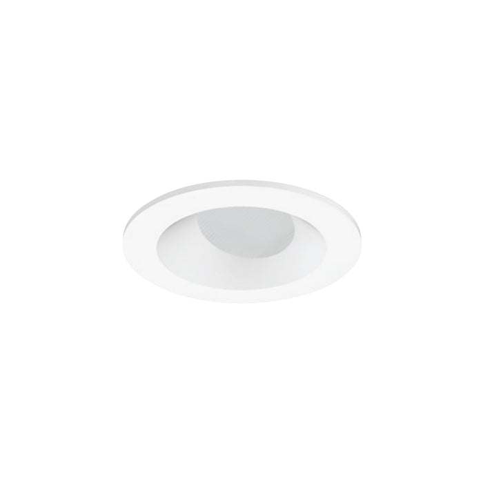 Entra 3-Inch Trim in White (Flanged/Round/Wall Wash).