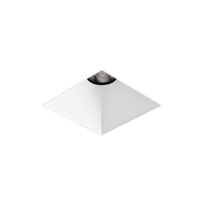 Entra CL 3-Inch LED Downlight Trim/Module in White (Square/Flangeless).