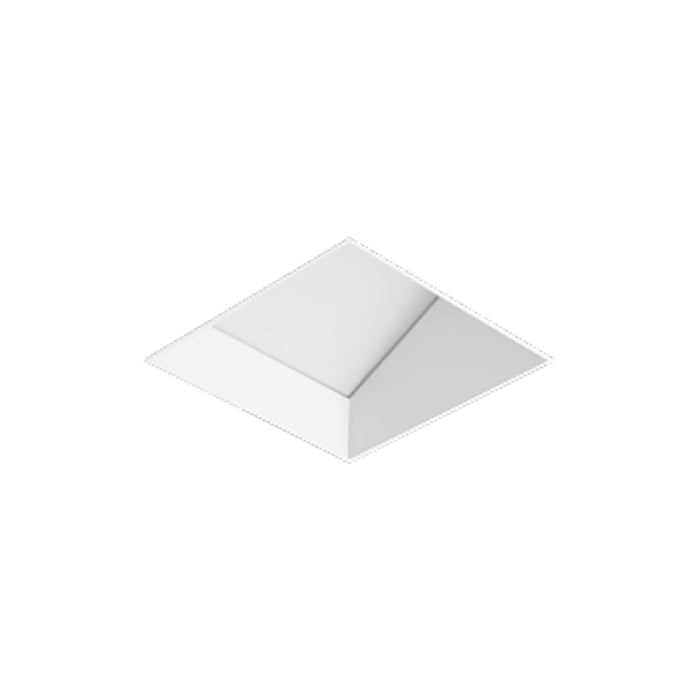 Entra CL 3-Inch LED Wall Wash Trim/Module in White (Square/Flangeless).