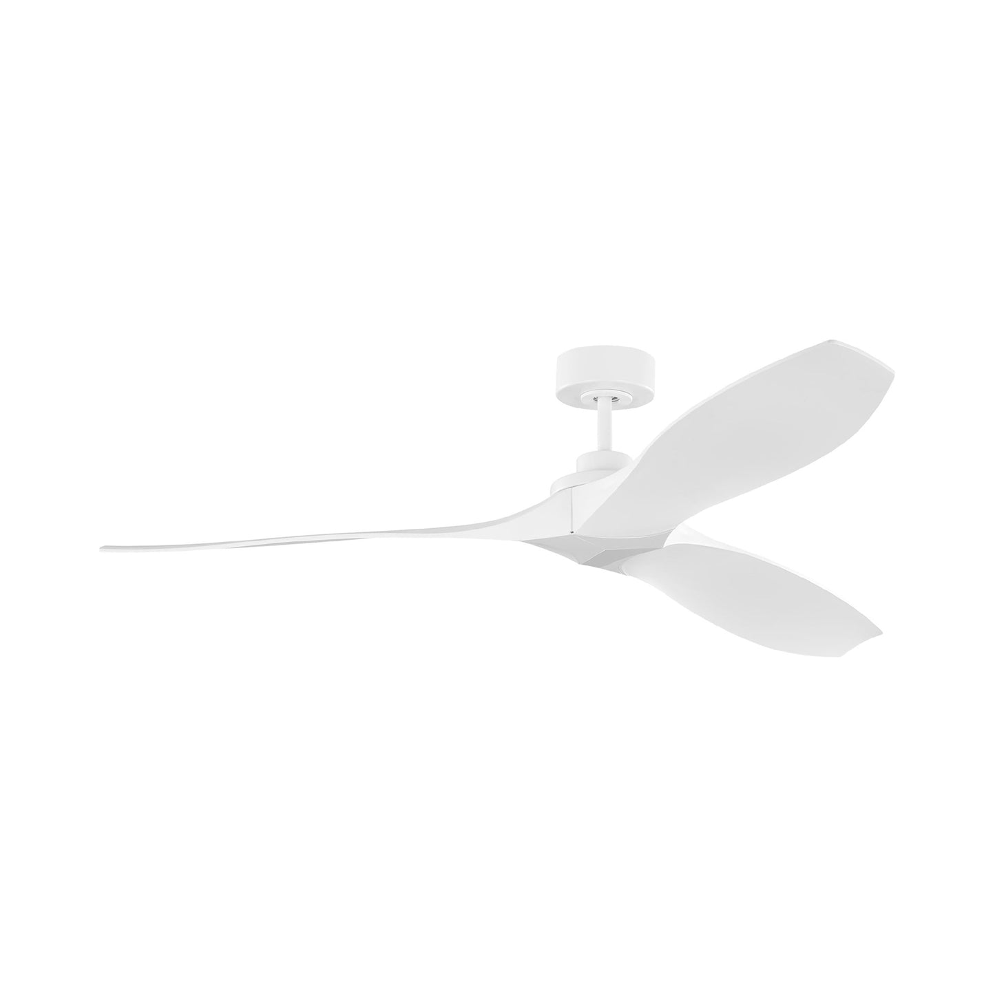 Collins Coastal Outdoor Ceiling Fan in Matte White (60-Inch).
