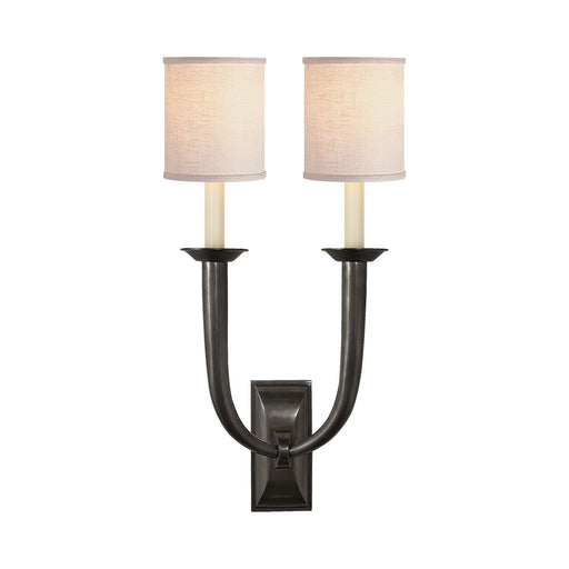 French Deco Horn Double Wall Light.