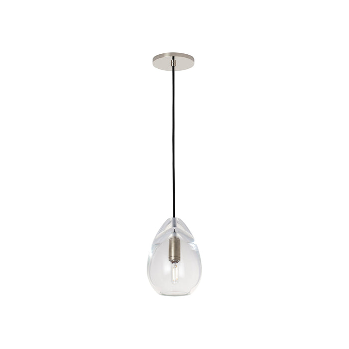 Alina Pendant Light in Polished Nickel (Small).