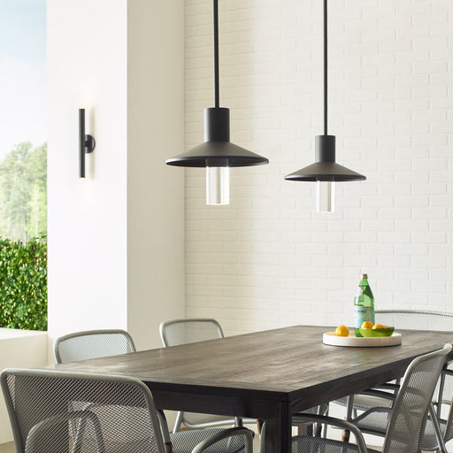 Ash Outdoor LED Pendant Light in dining room.