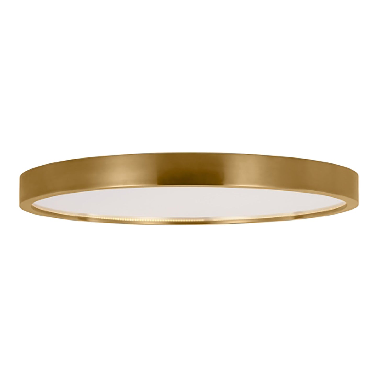 Cerne LED Flush Mount Ceiling Light in Natural Brass (X-Large).