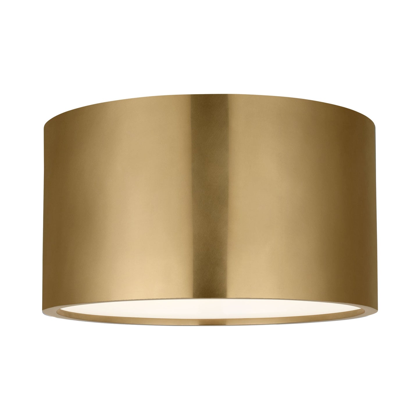 Dola LED Flush Mount Ceiling Light in Hand-Rubbed Antique Brass (13-Inch).