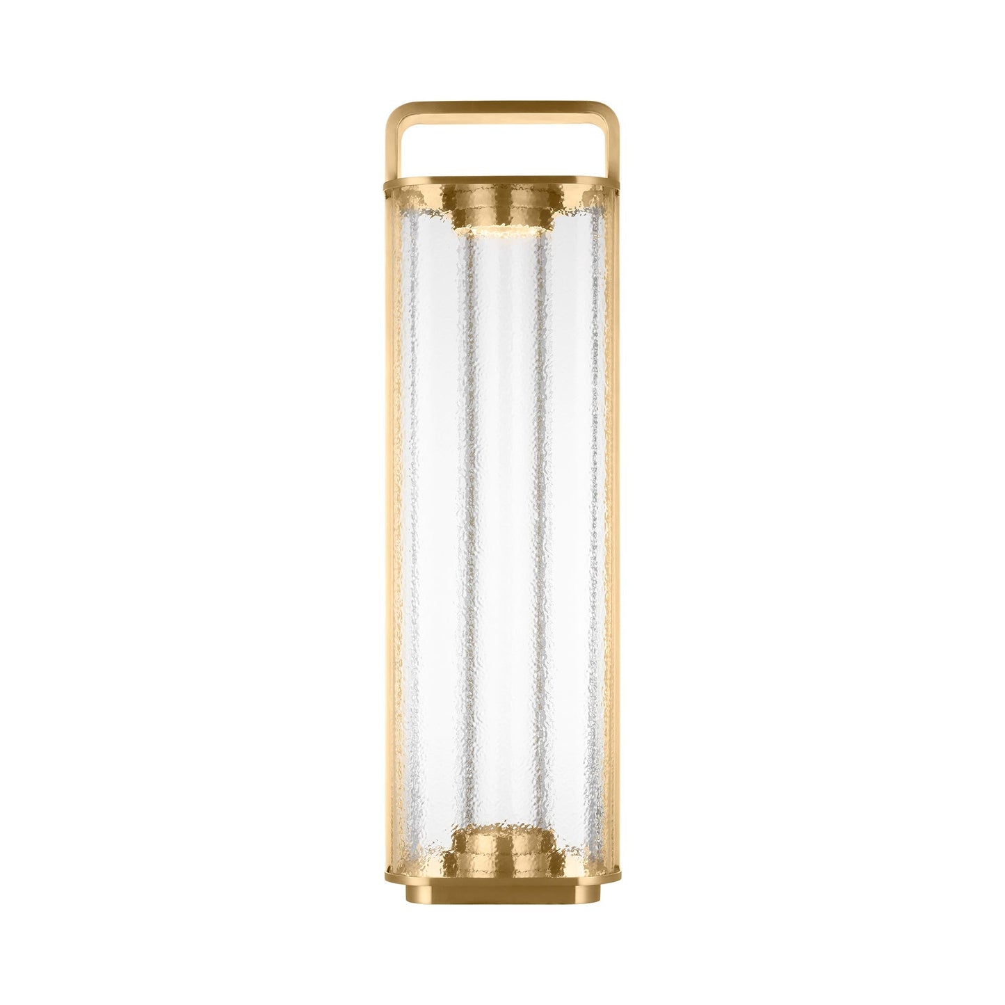 Flacara LED Rechargeable Table Lamp in Hand Rubbed Antique Brass (23.4-Inch).