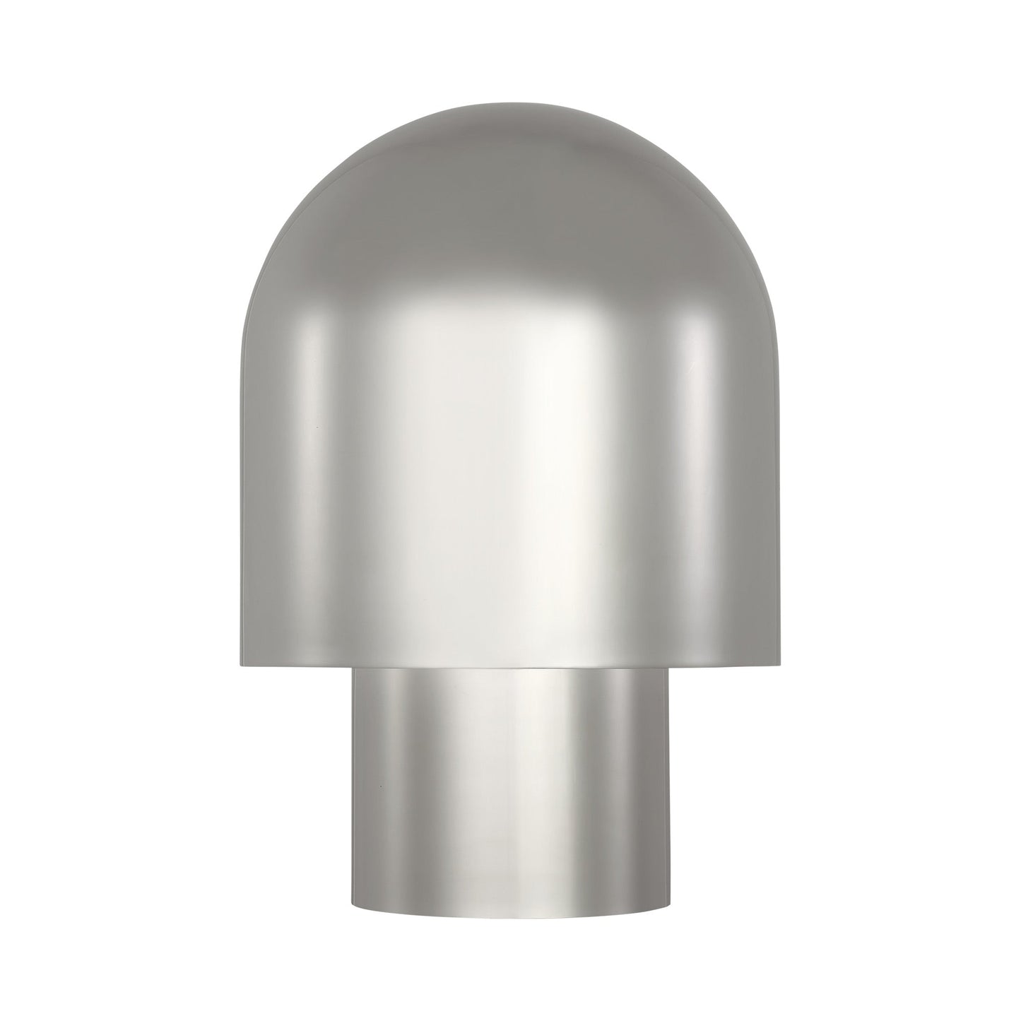 Kennett LED Table Lamp in Polished Nickel.