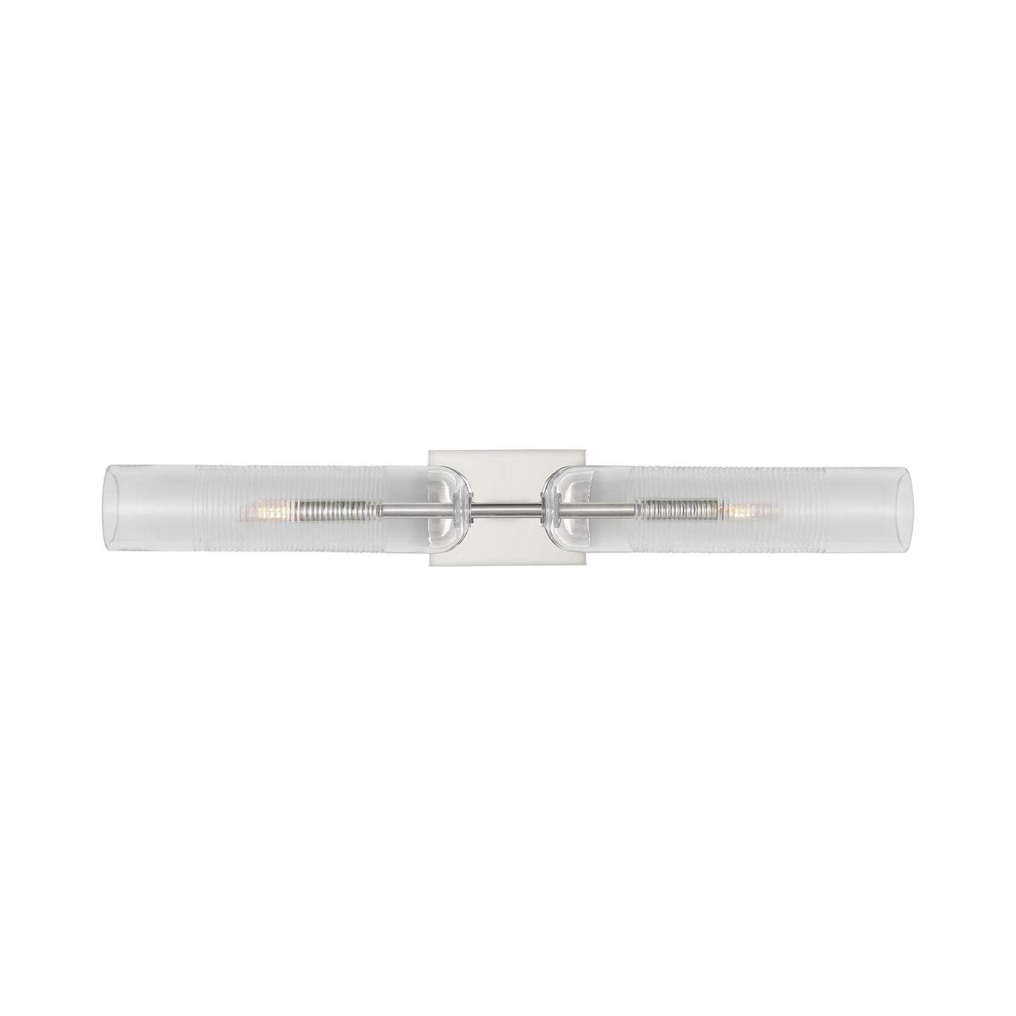Leano Bath Vanity Light in Polished Nickel (32-Inch).