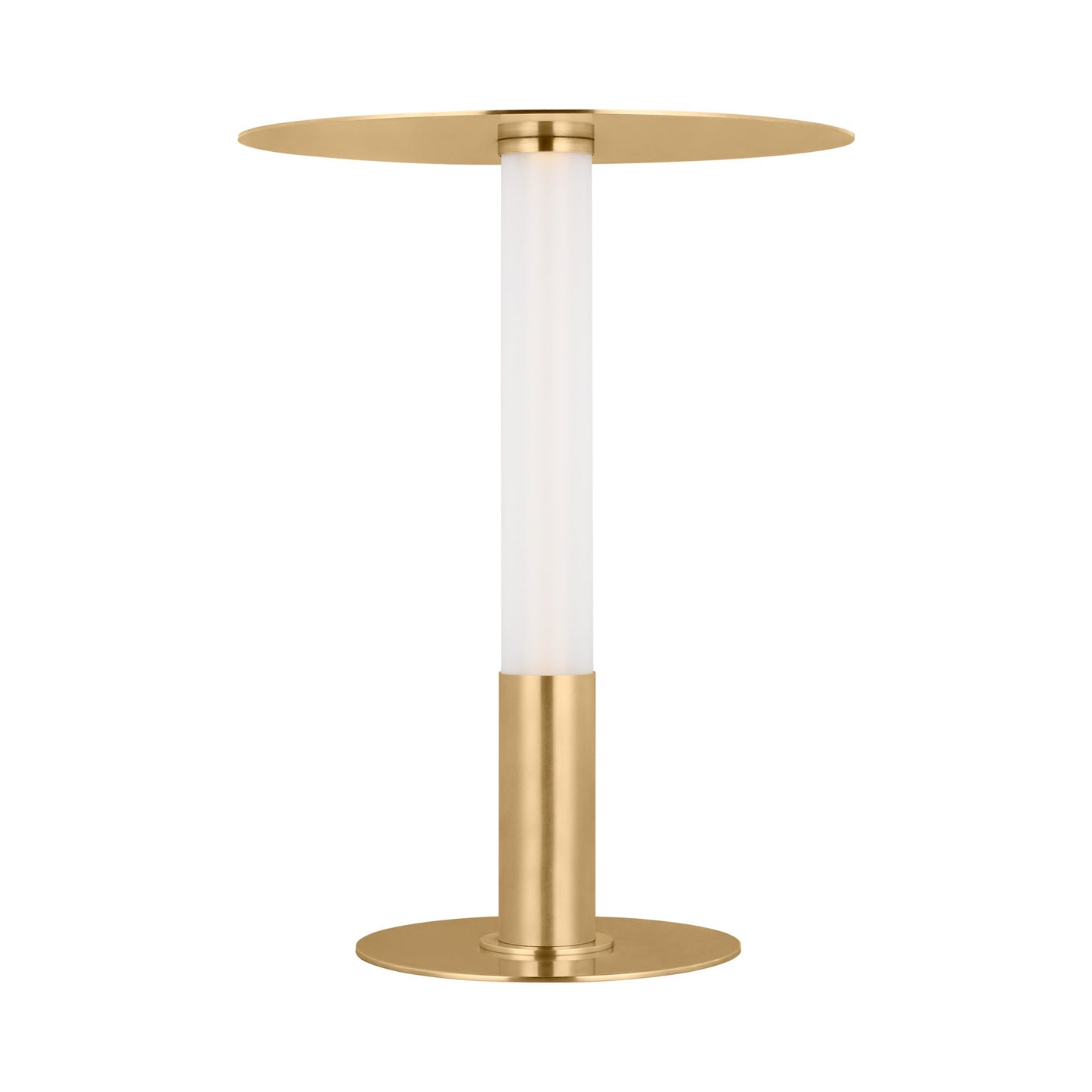 Miguel LED Rechargeable Table Lamp in Hand Rubbed Antique Brass (21-Inch).