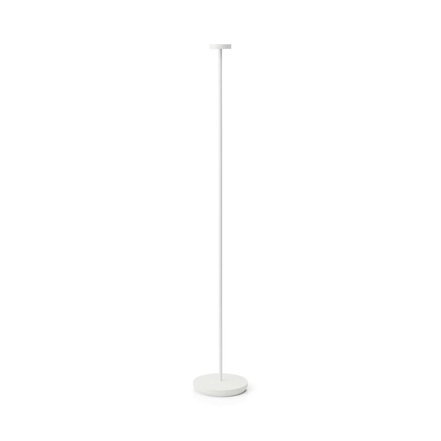 Moneta LED Floor Lamp in Matte White.